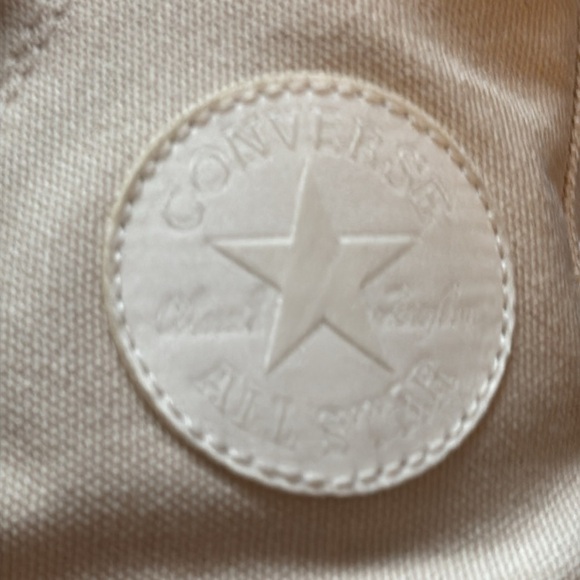 Converse Chuck 70 High Top lace up sneakers beige Wm sz 8.5 men’s‎ 6.5 neutrals - Picture 9 of 13